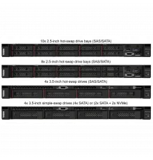 Серверная платформа Lenovo ThinkSystem SR250 V3, 1U, Rails