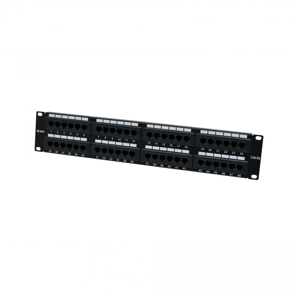 Коммутационная панель SNR 19" 2U 48 портов Cat.5e горизонтальная