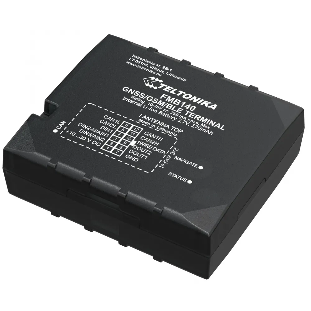 FMB140 GPS контроллер местонахождения и состояния транспорта