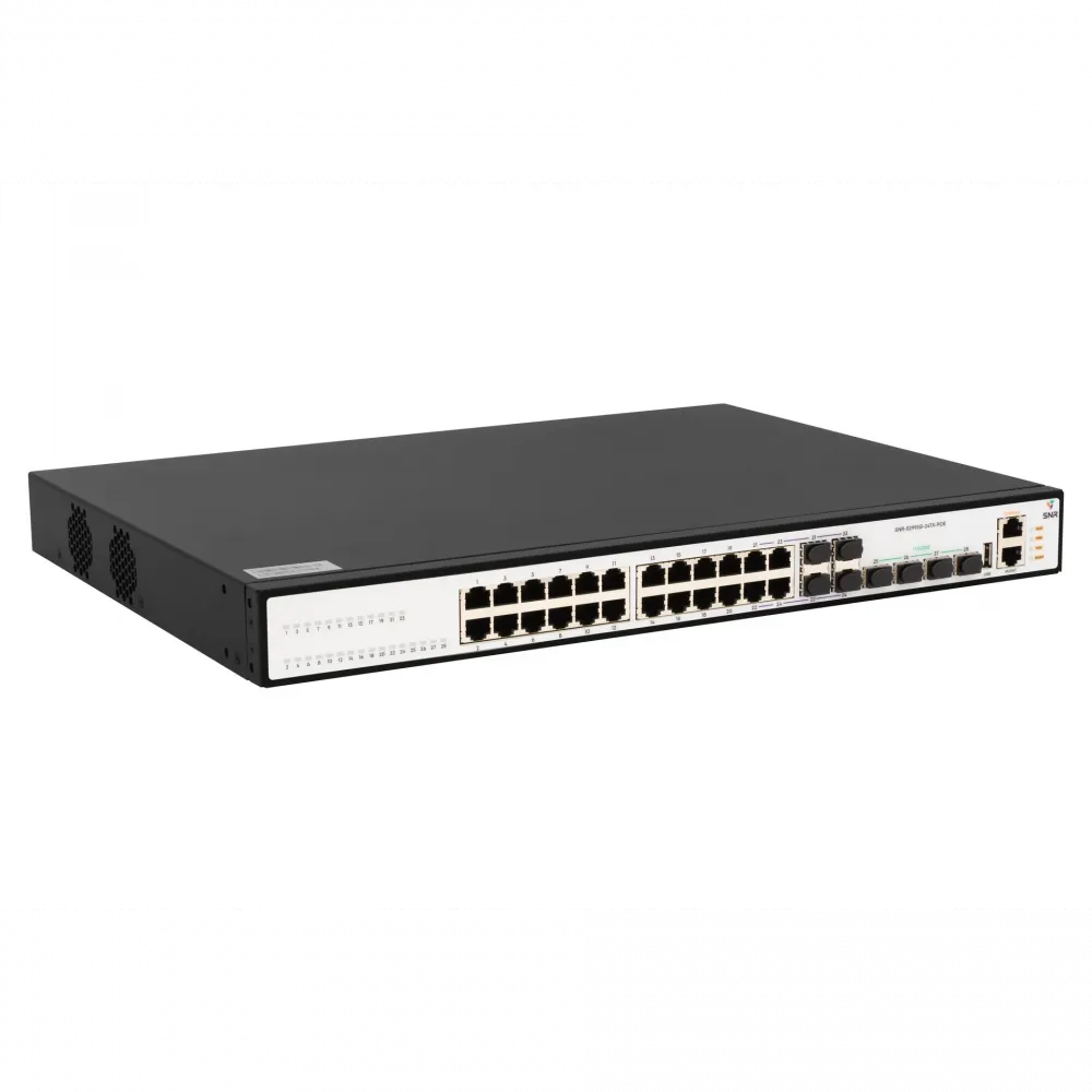 Управляемый PoE коммутатор уровня 3 SNR-S2995G-24TX-POE
