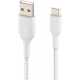 Кабель USB-A — USB-C Belkin для зарядки и синхронизации, 1 м, витой, белый