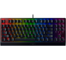 Клавиатура механическая Razer BlackWidow V3 TKL 87key, Green Switch, USB-A, EN/RU, RGB, чёрный