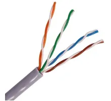 Кабель витая пара UTP, 4 пары Cat.5e, indoor