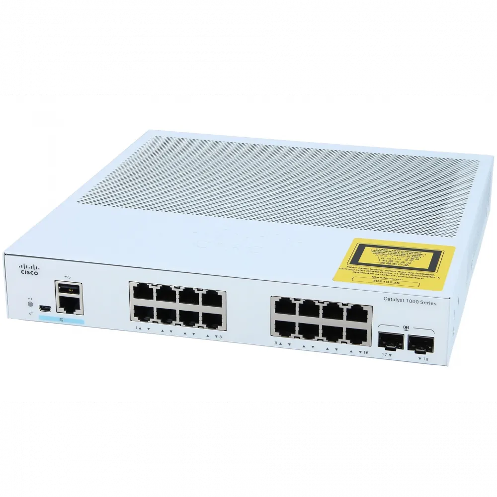 Коммутатор Cisco Catalyst C1000-16T-E-2G-L