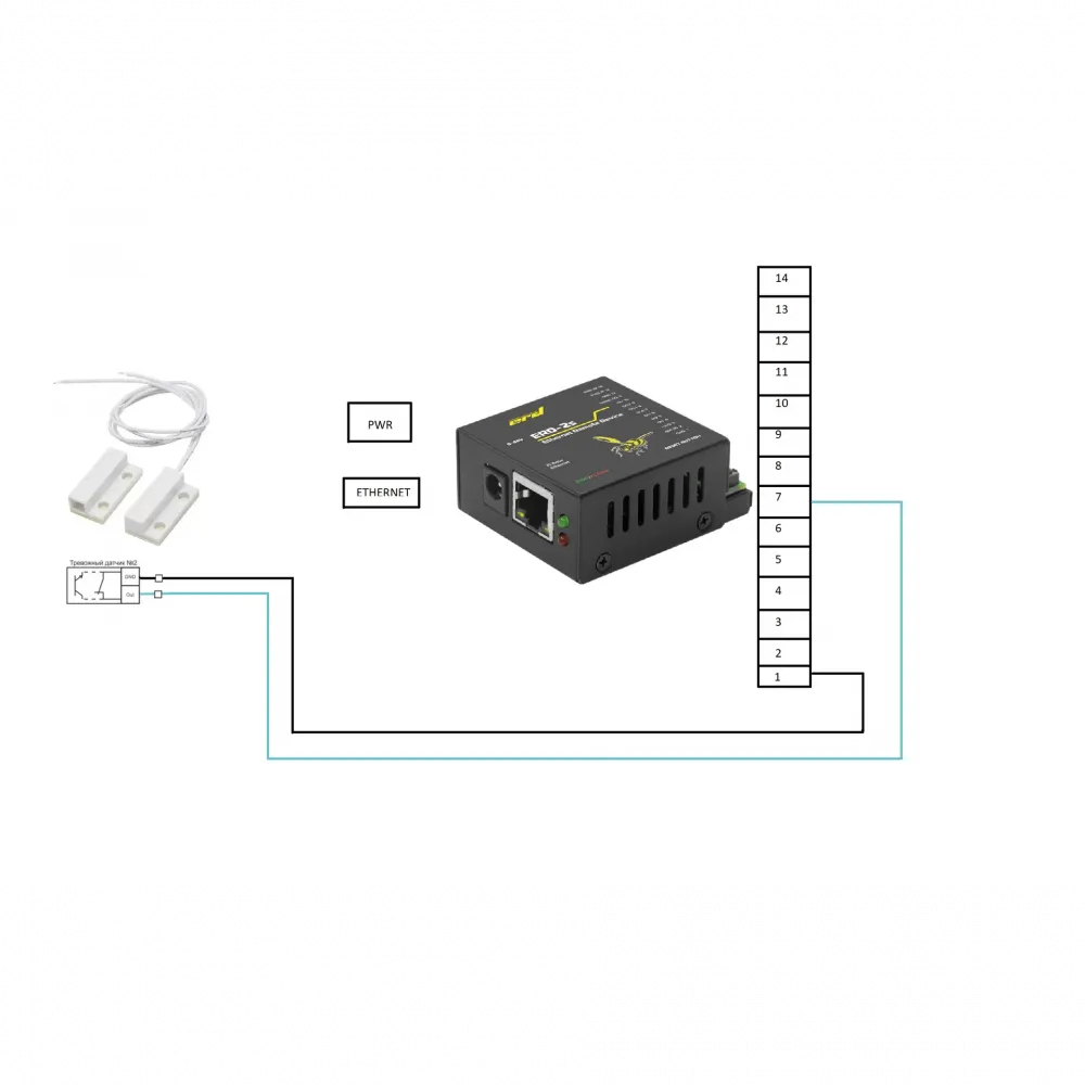 Извещатель охранный магнитоконтактный SNR-DS-01