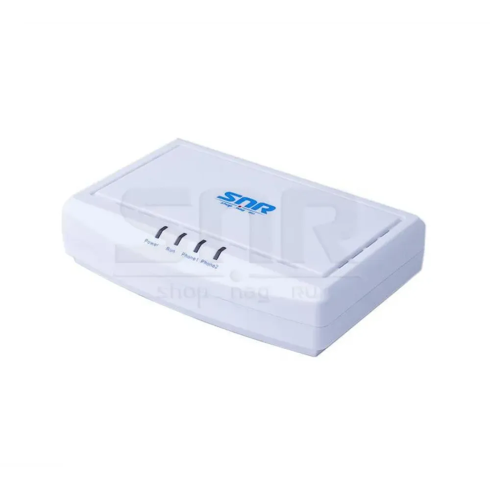 Шлюз VoIP SNR-VG-3002, 2 FXS, 2 RJ45, 2 SIP аккаунта