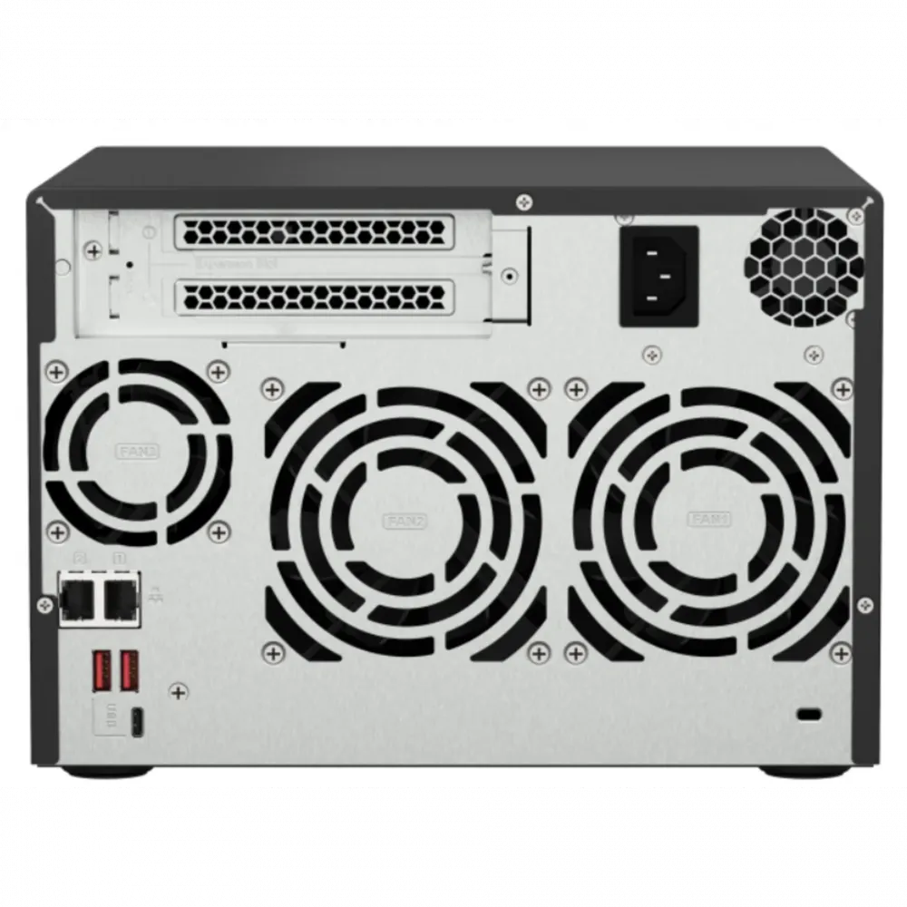 Купить сетевое хранилище Qnap TS-673A-8G, 6xSATA, 2xGbE, 2x2.5GbE, без дисков