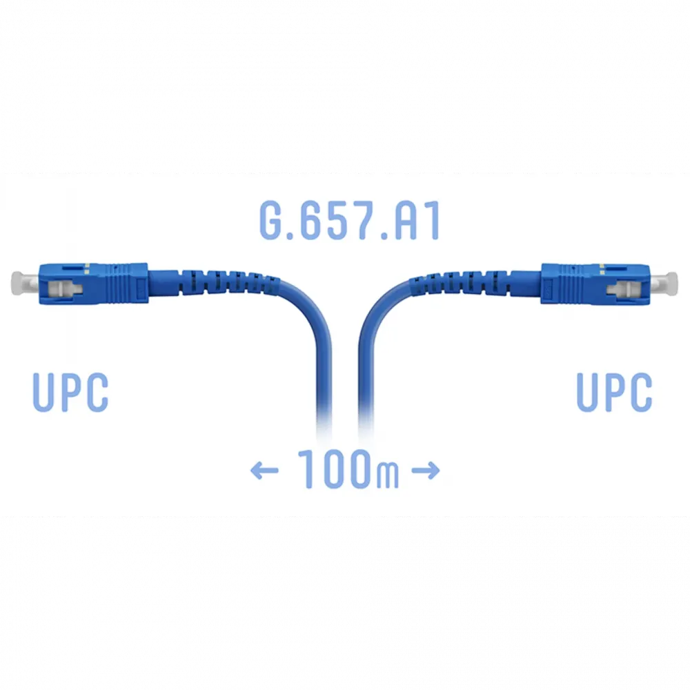 Патчкорд оптический армированный SC/UPC 100 метров