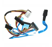 Кабель miniSAS-4SATA with Power внутренний, для серверов Dell R410 для подключения контроллеров SAS6iR