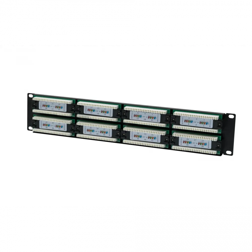 Коммутационная панель SNR 19" 2U 48 портов Cat.5e горизонтальная