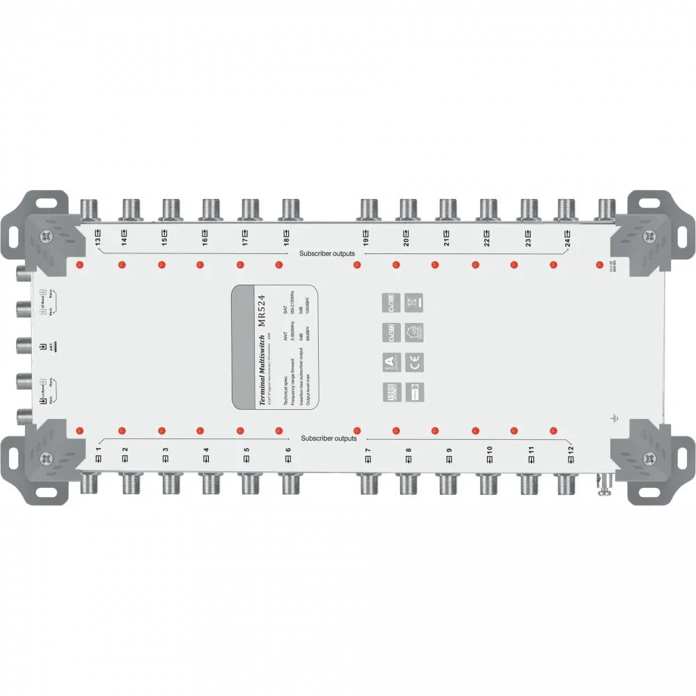 Мультисвитч MR524 eco, 5x24 с внешним блоком питания