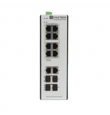 Управляемый промышленный POE коммутатор PXT-S250G-4S2T8-POE