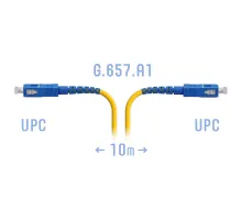 Патчкорд оптический SC/UPC SM 10 метров