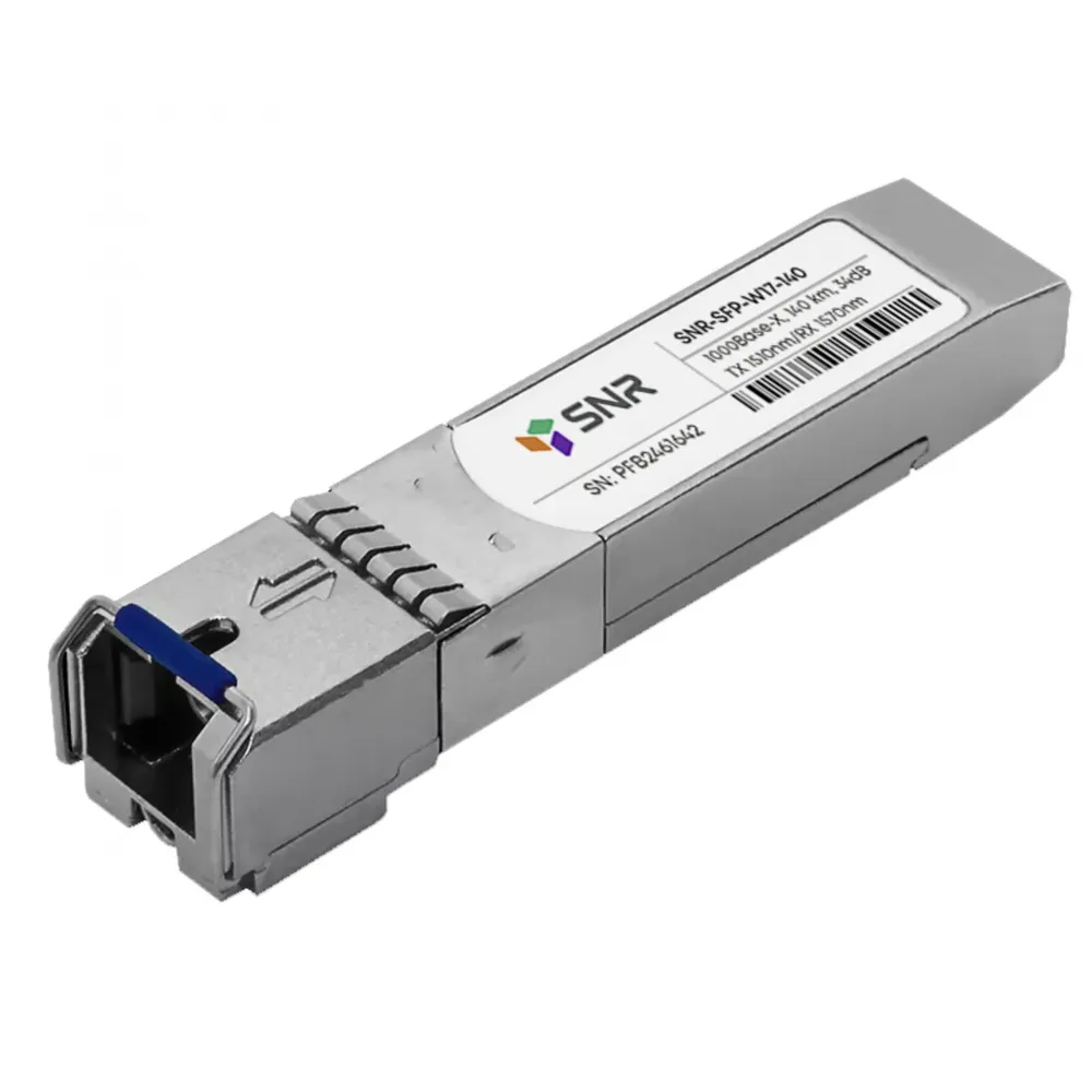 Модуль SFP WDM 1510/1570нм, дальность до 140 км (34dB)
