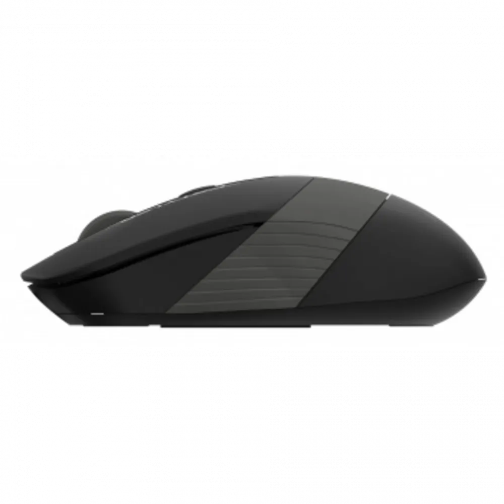 Мышь A4Tech Fstyler FG10S черный/серый оптическая (2000dpi) silent беспроводная USB для ноутбука (4but)