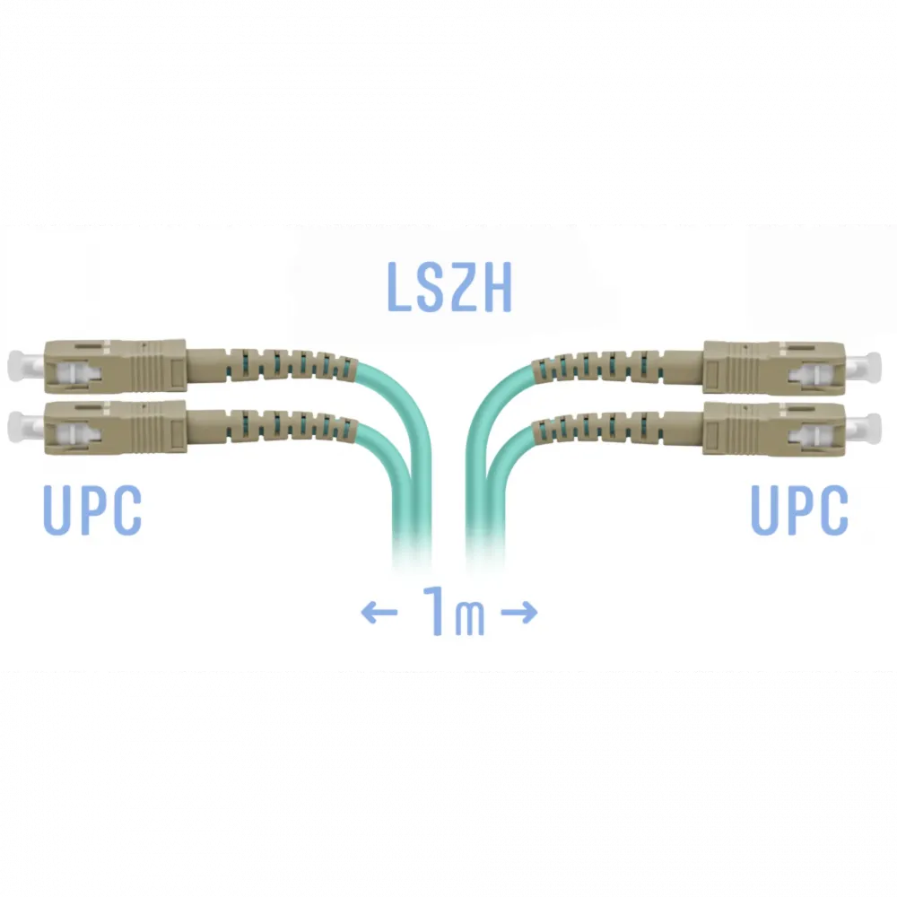 Патчкорд оптический SC MM Duplex 1 метр