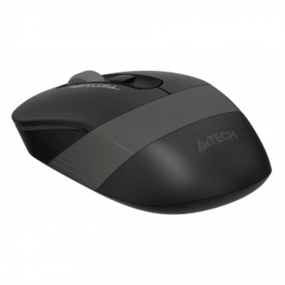 Мышь A4Tech Fstyler FG10S черный/серый оптическая (2000dpi) silent беспроводная USB для ноутбука (4but)