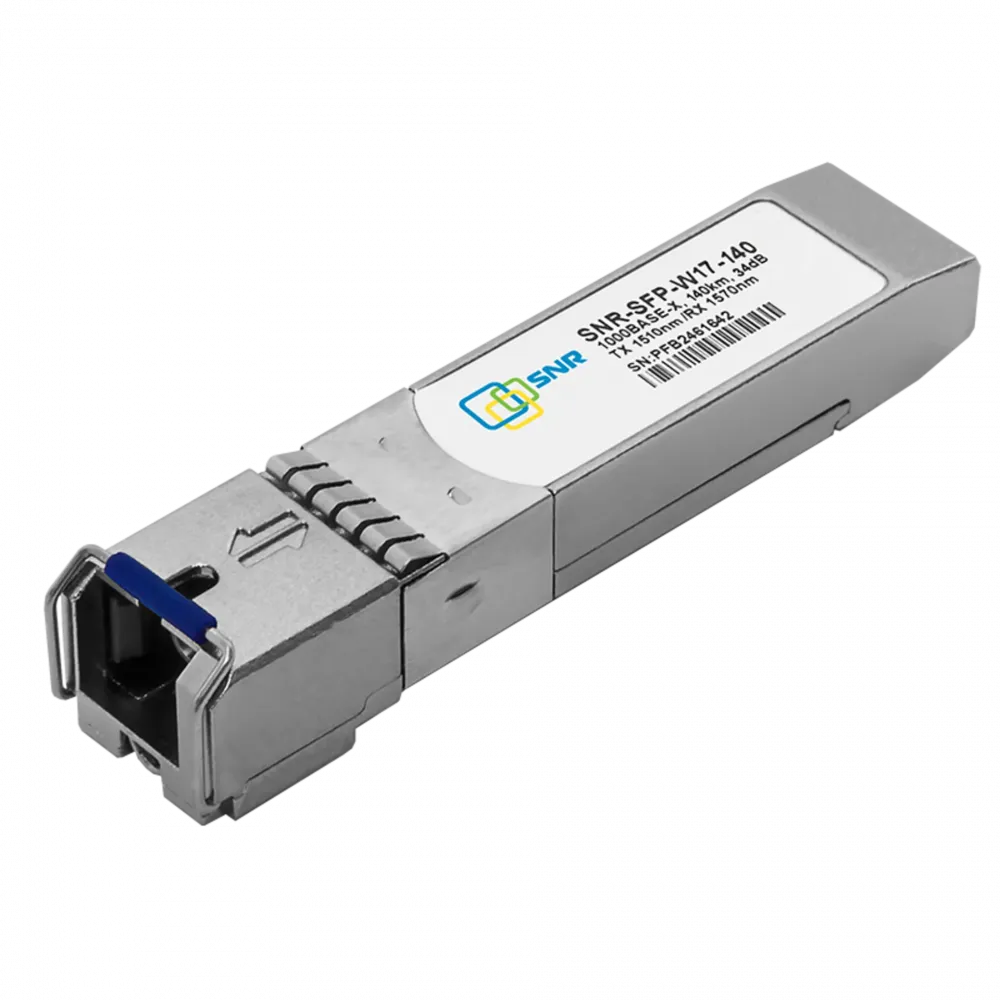 Модуль SFP WDM 1510/1570нм, дальность до 140 км (34dB)