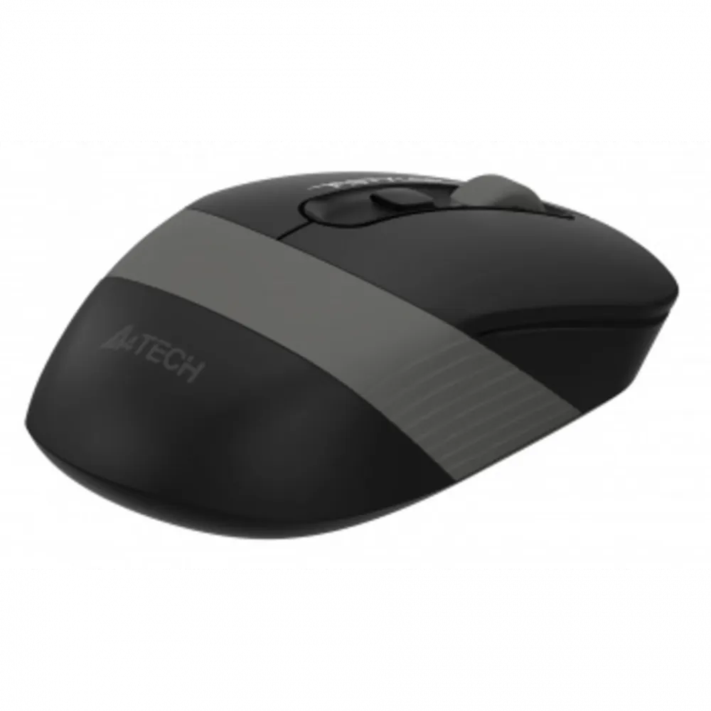 Мышь A4Tech Fstyler FG10S черный/серый оптическая (2000dpi) silent беспроводная USB для ноутбука (4but)
