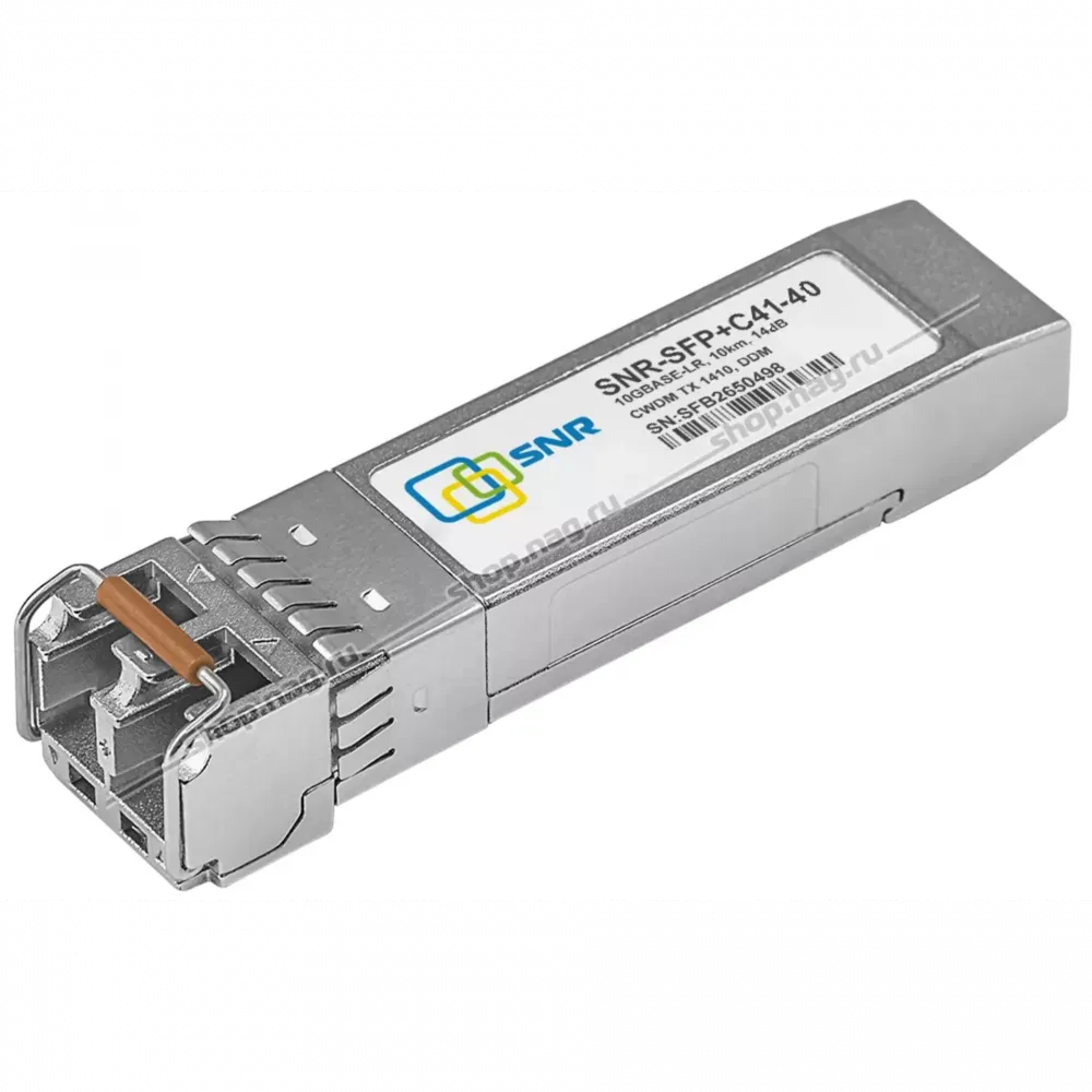 Модуль SFP+ CWDM оптический 1410нм, 40км (14дБ)