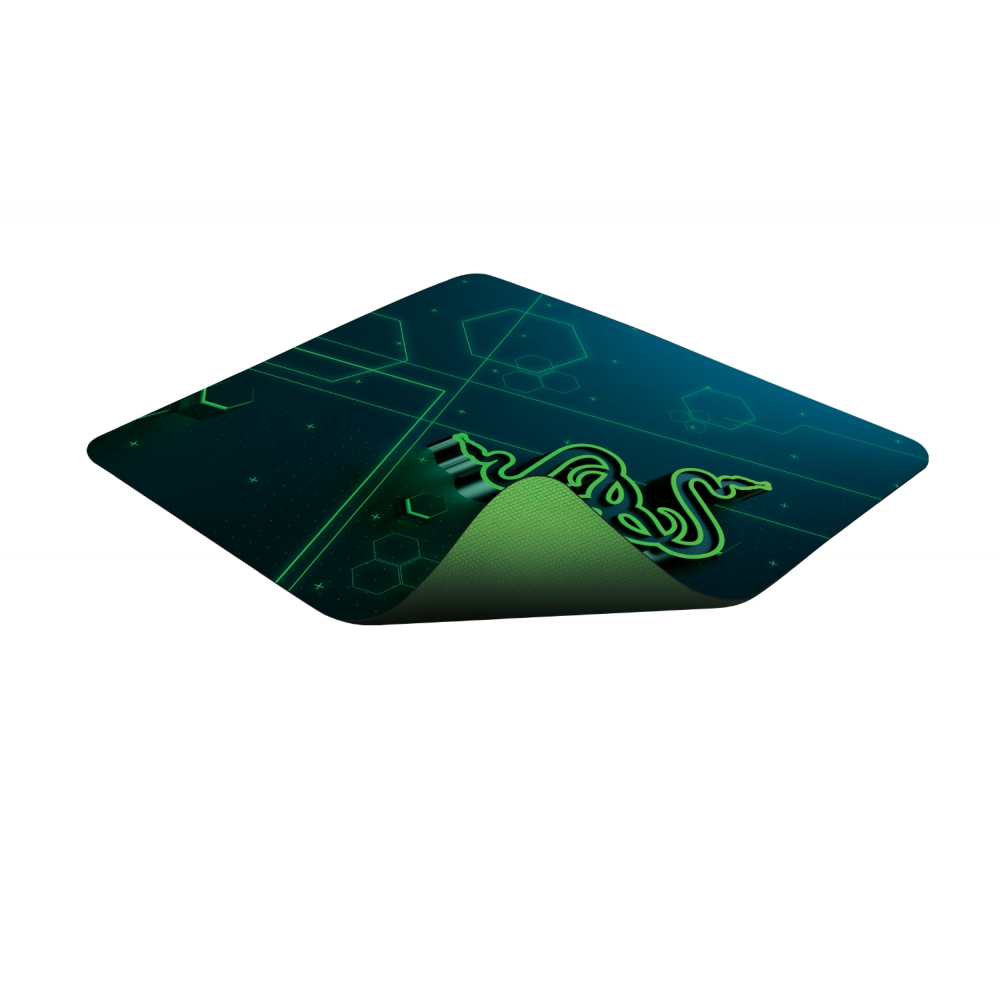 Игровая поверхность Razer Goliathus Mobile S, 215x270x1.5 мм, чёрно-зеленый