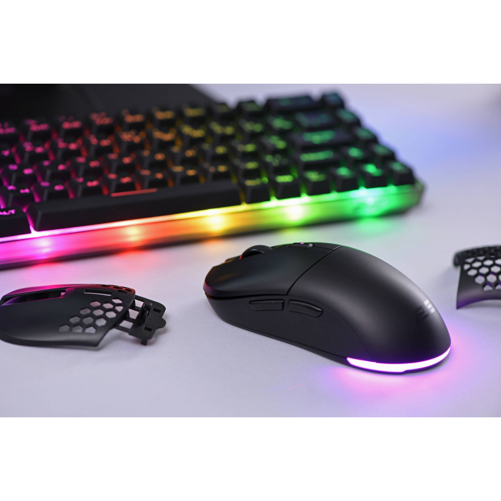 Мышь 2E GAMING HyperDrive Lite WL, RGB, USB-A/WL, чёрный