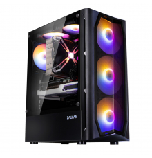 Корпус Zalman N4 Rev.1 без БП 1xUSB3.0, 2xUSB2.0, 3x140мм RGB, 3x120мм RGB, VGA 315мм, LCS ready, TG Side Window, ATX, чёрный