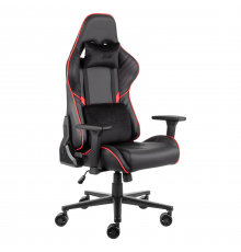 Кресло 2E GAMING HIBAGON II, ПУ кожа, 3D-Armrests, чёрно-красный