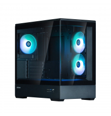 Корпус Zalman P30 Black V2, без БП, 1xUSB3.0, 1хUSB Type-C, 3x120мм ARGB, TG Front/Side Panel, mATX, чёрный