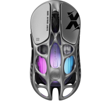 Мышь GravaStar Mercury X, BT/WL/USB-A, RGB, серый