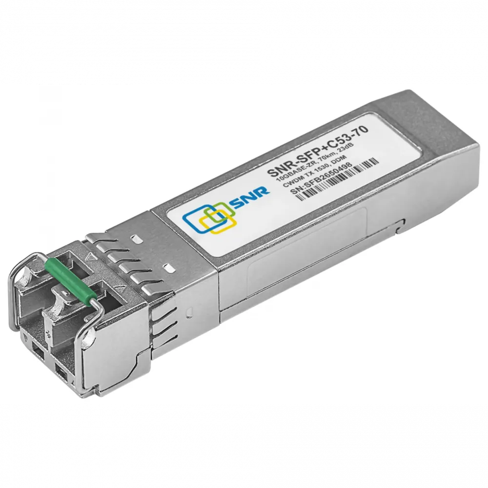 Модуль SFP+ CWDM оптический, дальность до 70 км (23 дБ), 1530 нм