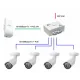 Уличный неуправляемый коммутатор PSW-1-45 WiFi на 4 камеры с PoE 24V и точкой доступа