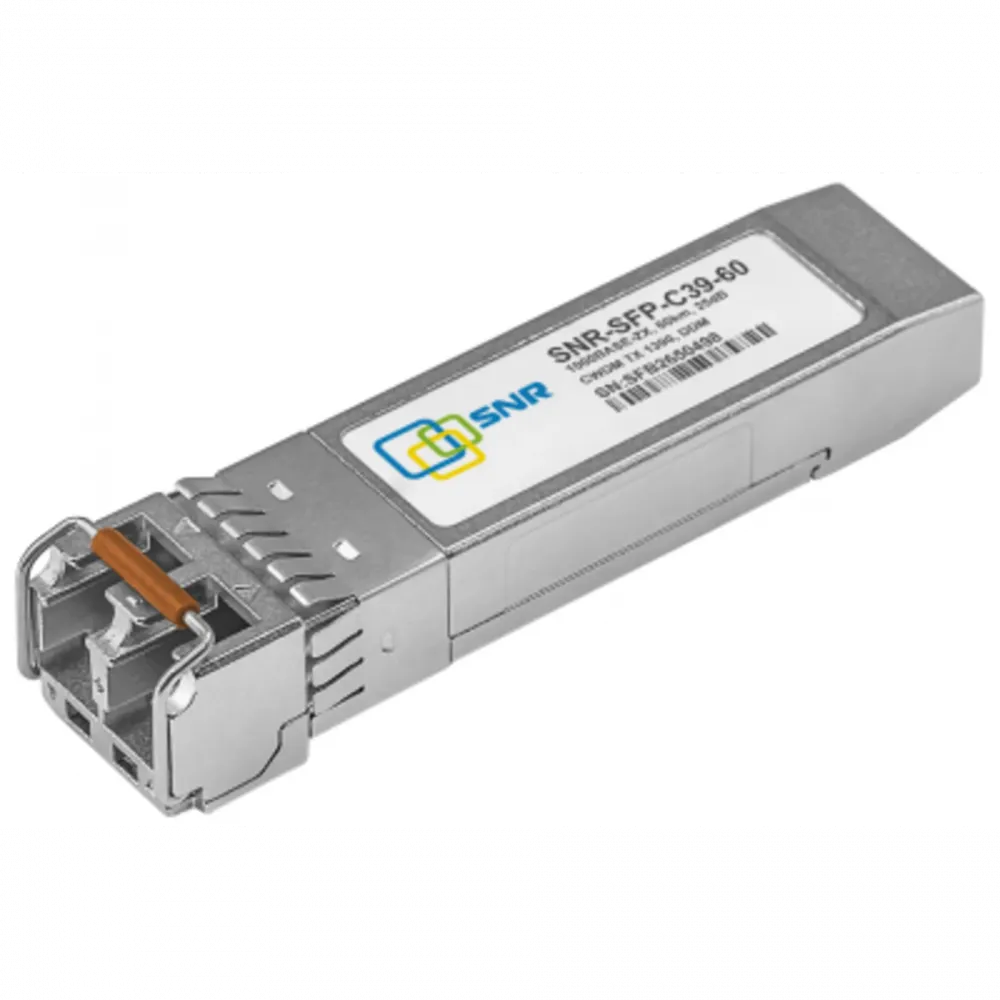 Модуль SFP CWDM оптический, 1390нм, дальность до 60 км (25dB)