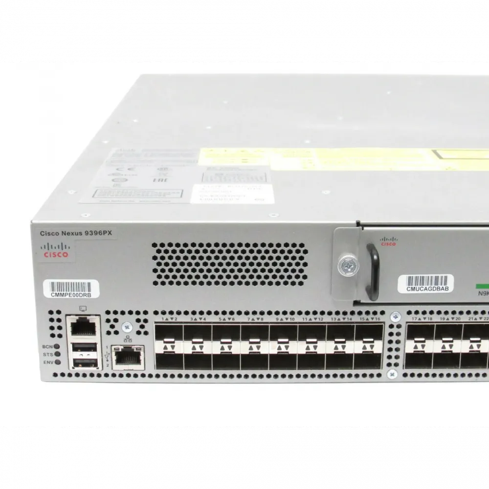 Коммутатор Cisco Nexus N9K-C9396PX, направление охлаждения Port-side Intake
