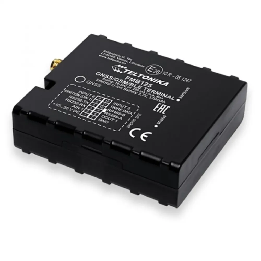 FMB125 GPS контроллер местонахождения и состояния транспорта