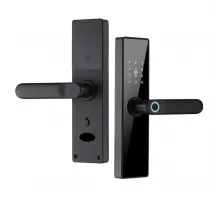 Дверной Wi-Fi замок с поддержкой отпечатка, кода, карты Tuya Smart (PST-HR04)