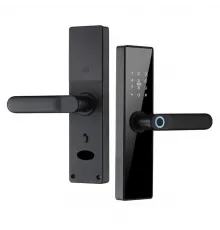 Дверной Wi-Fi замок с поддержкой отпечатка, кода, карты Tuya Smart (PST-HR04)