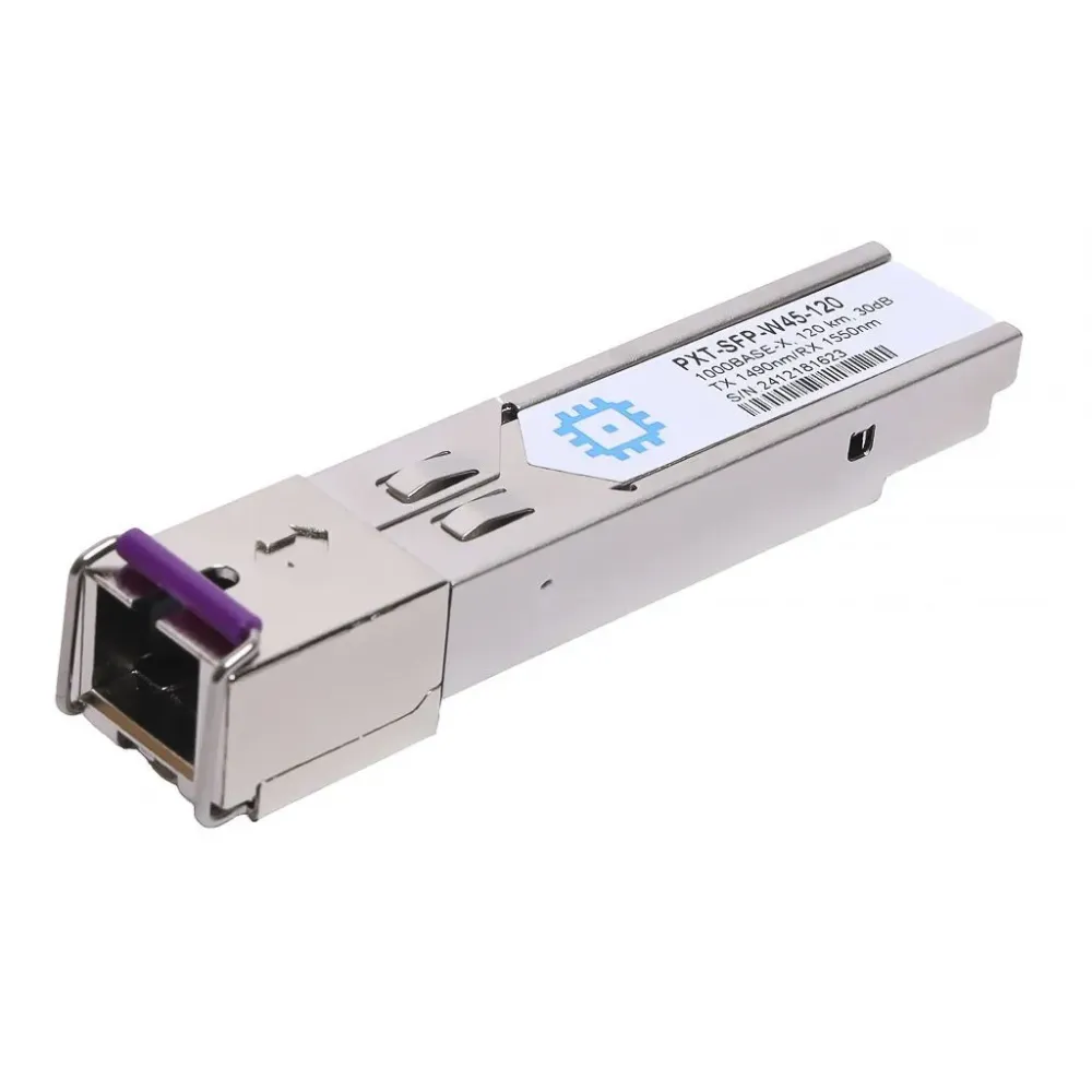 Модуль SFP WDM 1490/1550нм, дальность до 120 км (30dB)