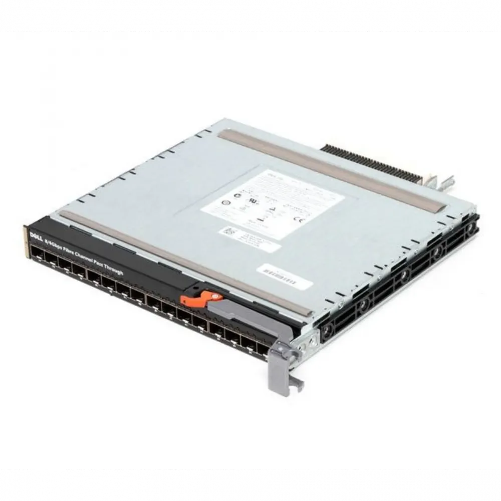 Модуль транзита Fibre Channel Dell для блейд-систем M1000e, 16 портов 8/4Gb FC SFP+