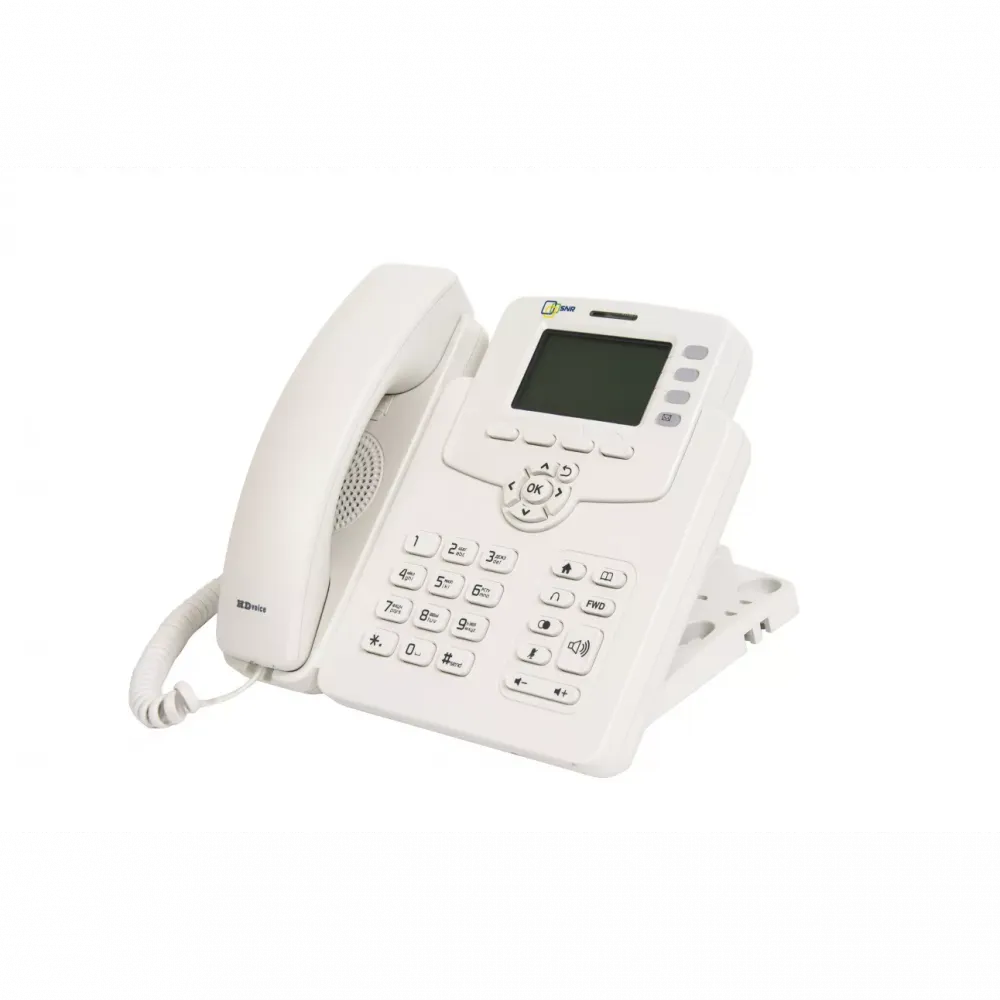 IP-телефон SNR-VP-53W с поддержкой PoE, белый