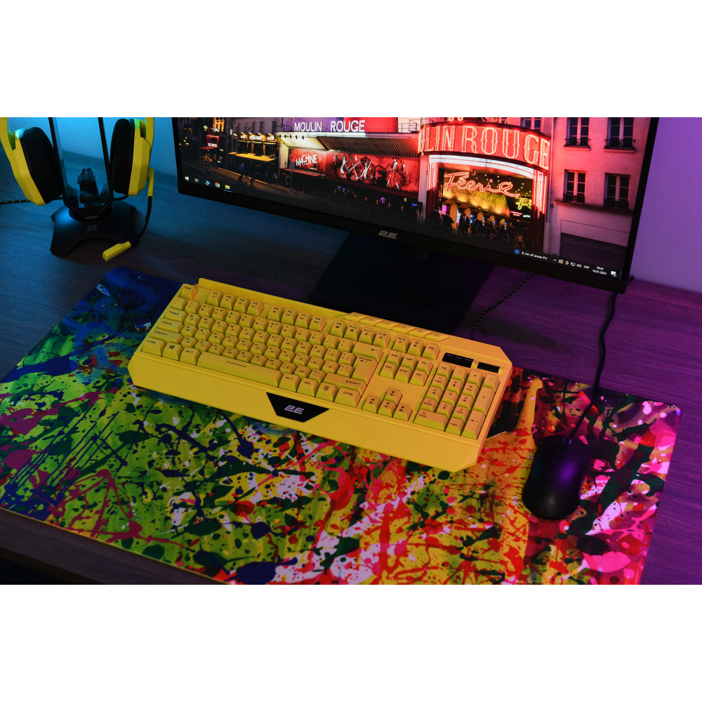Игровая поверхность 2E GAMING PRO Speed D07, XL (800x450x3 мм), многоцветный