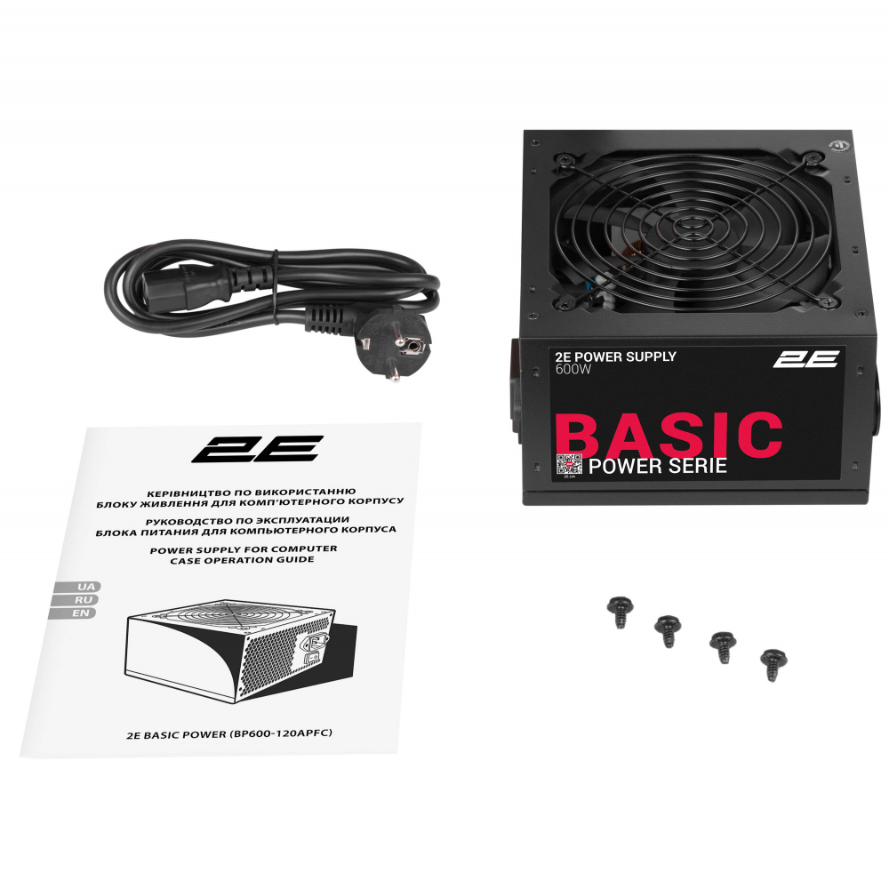 Блок питания 2E Basic Power 600W