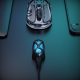 Мышь GravaStar Mercury M1 Pro, магниевый корпус, BT/WL/USB-A, RGB, Gunmetal Gray
