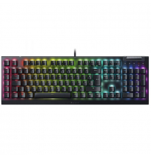 Клавиатура механическая Razer BlackWidow V4 X 110key, Green Switch, USB-A, EN/RU, RGB, чёрный