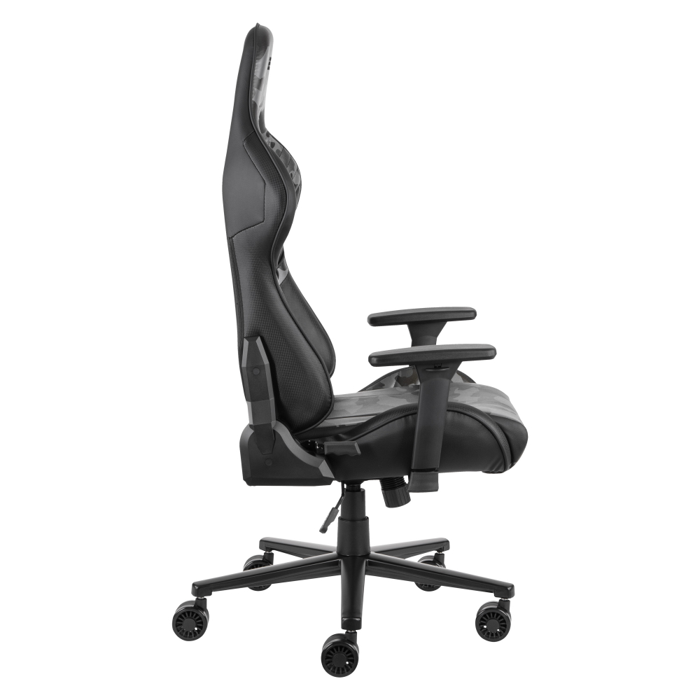 Кресло 2E GAMING HIBAGON II, ПУ кожа, 3D-Armrests, чёрно-зелёный