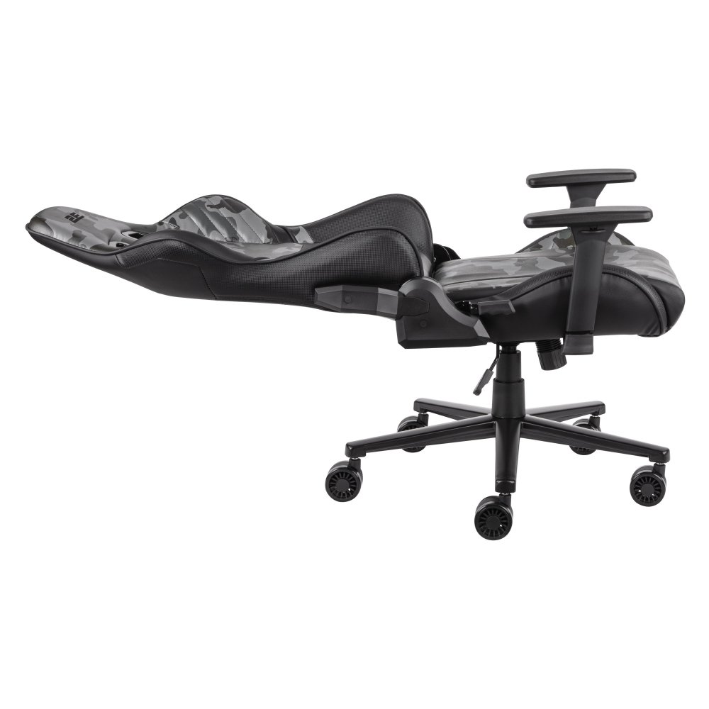 Кресло 2E GAMING HIBAGON II, ПУ кожа, 3D-Armrests, чёрно-зелёный