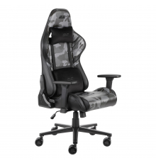 Кресло 2E GAMING HIBAGON II, ПУ кожа, 3D-Armrests, чёрно-зелёный