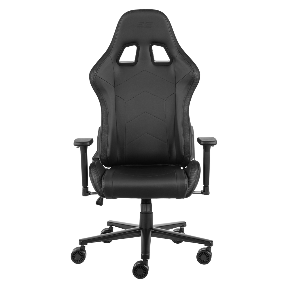 Кресло 2E GAMING OGAMA II RGB, ПУ кожа, 3D-Armrests, чёрный