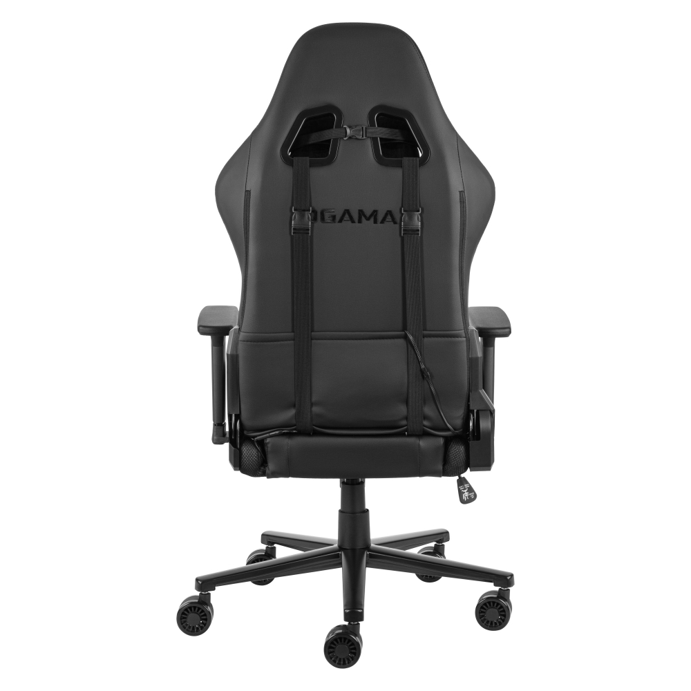 Кресло 2E GAMING OGAMA II RGB, ПУ кожа, 3D-Armrests, чёрный
