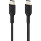 Кабель USB-C — USB-C Belkin 1м, 60Вт, витой, черный